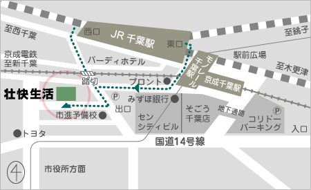 千葉店地図