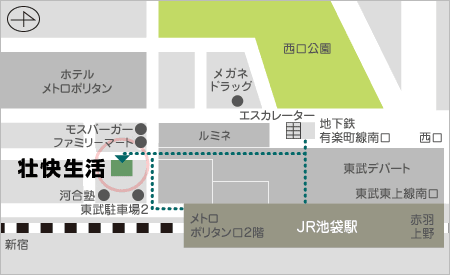 池袋店地図