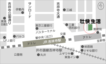 吉祥寺店地図